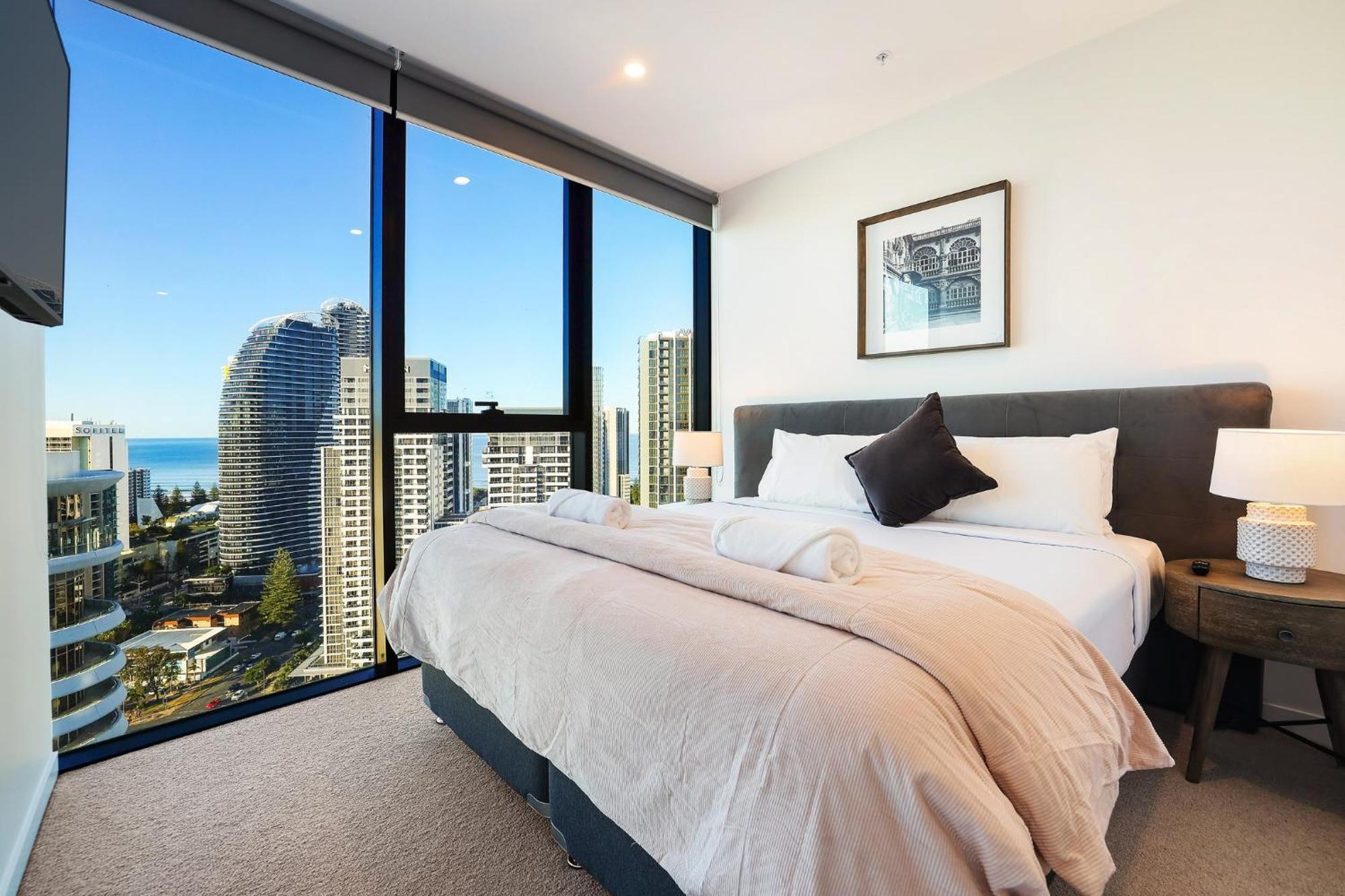 Luxury S Casino Residences Broadbeach - Holiday Paradise Gold Coast Oda fotoğraf