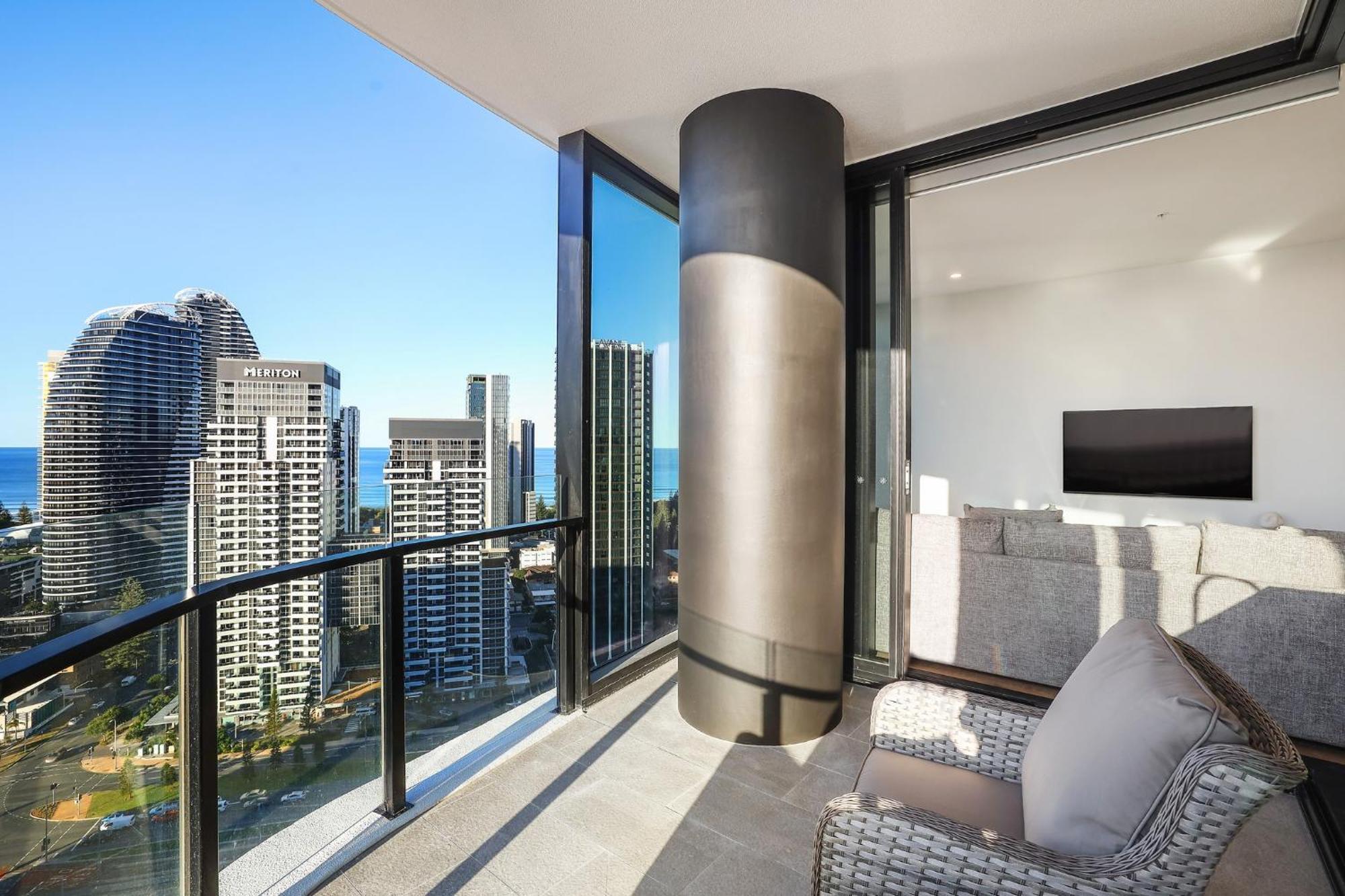 Luxury S Casino Residences Broadbeach - Holiday Paradise Gold Coast Oda fotoğraf